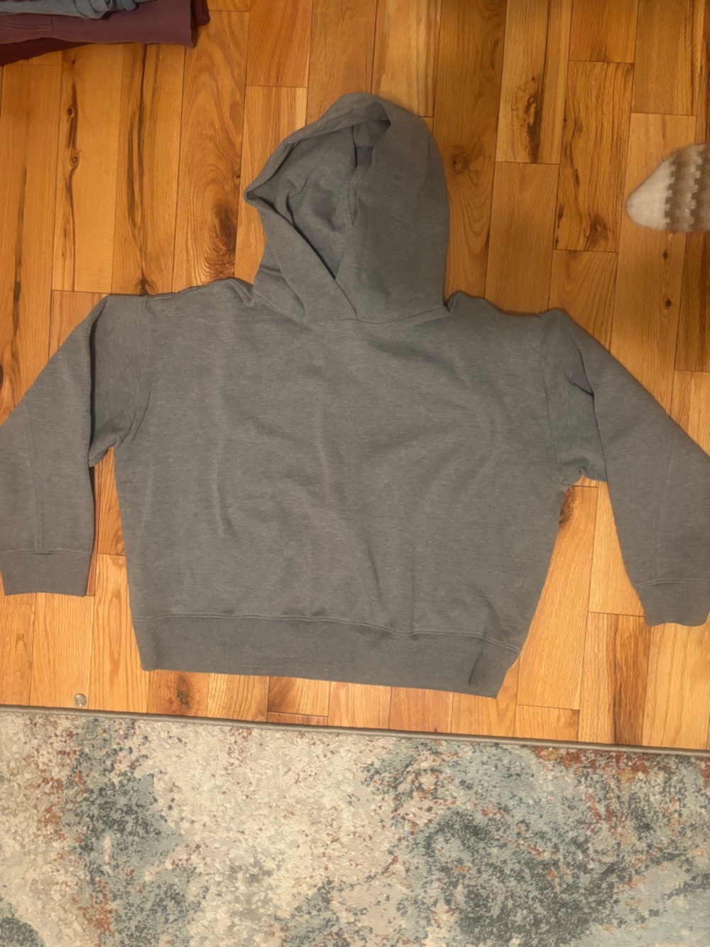 a new day Kids Gray Hooded Sweatshirt Pullover